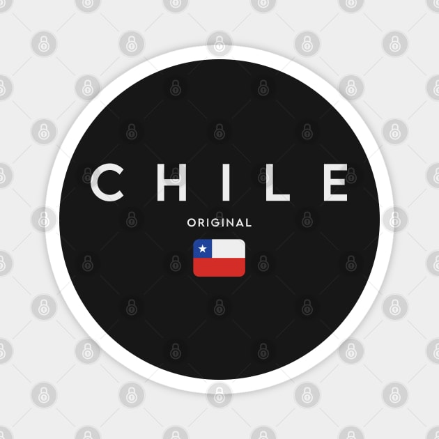 Chile flag, chilean flag Magnet by eka123